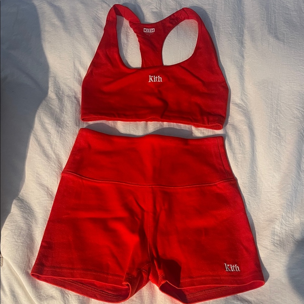 Kith Bold Red Activewear Set